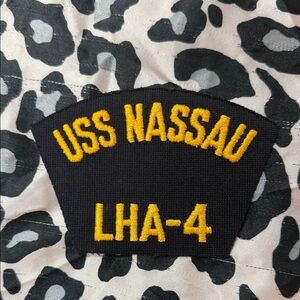 USS Nassau LHA-4 embroidered naval Patch